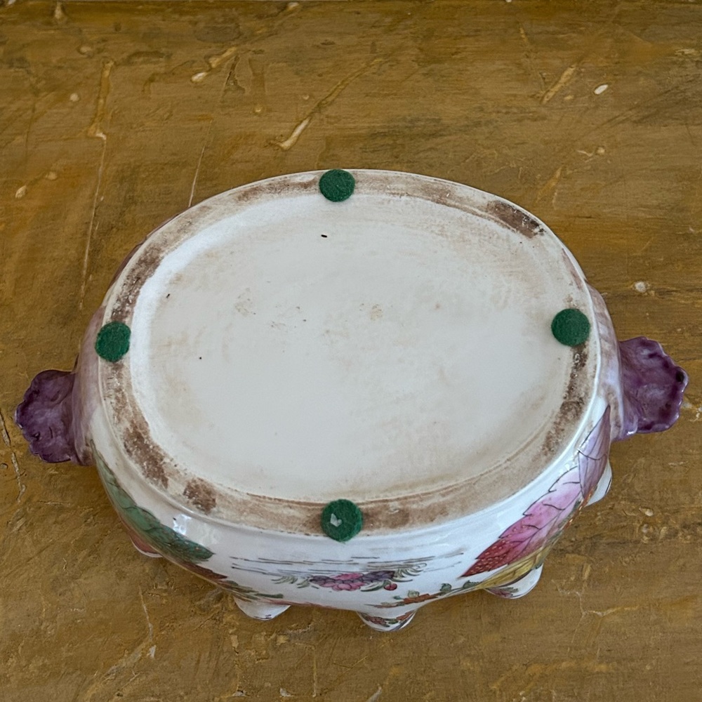 Beautiful Vintage Small Ceramic Floral Planter - Picture 5 of 8